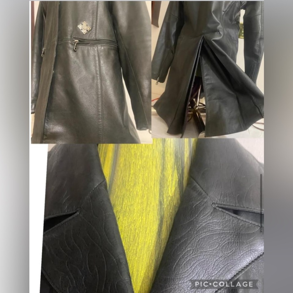 Harley Davidson Trench Jacket Flames
